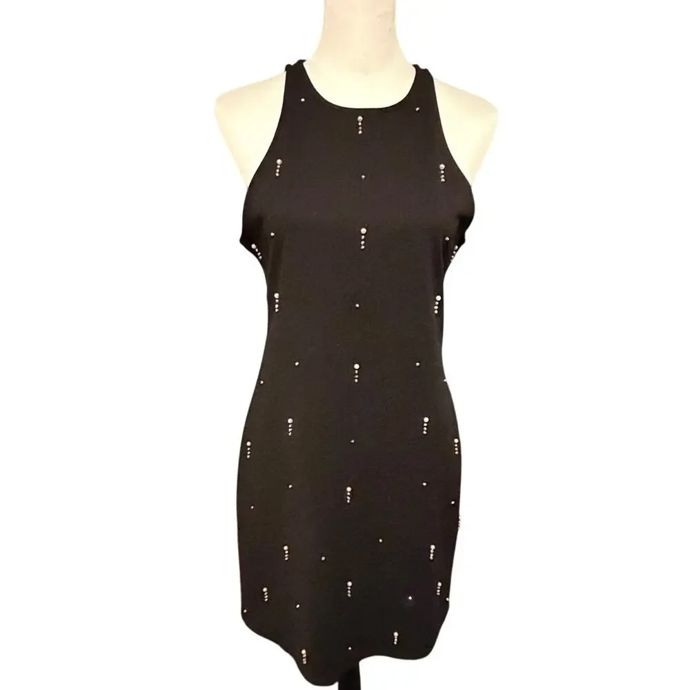 Express Women's Dress Black Sleeveless Medium - Picture 1 of 4